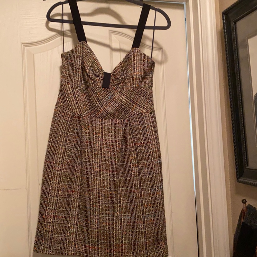 Trina Turk size 8 tweed like dress.